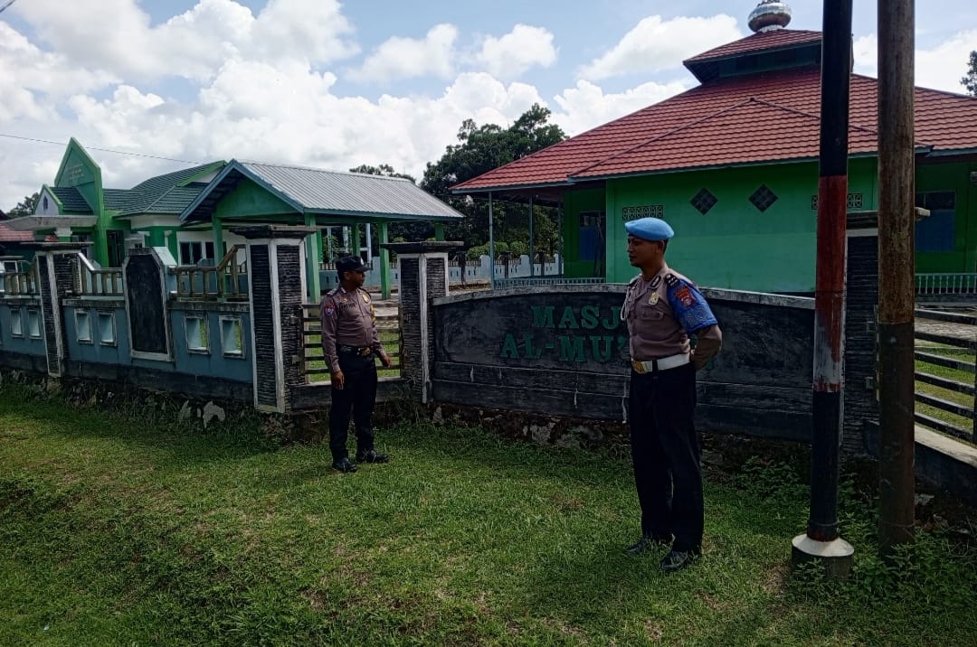 Patroli Dialogis, Polsek Tewang Sangalang Garing dan Pulau Malan Sampaikan Imbauan Kepada Warga.