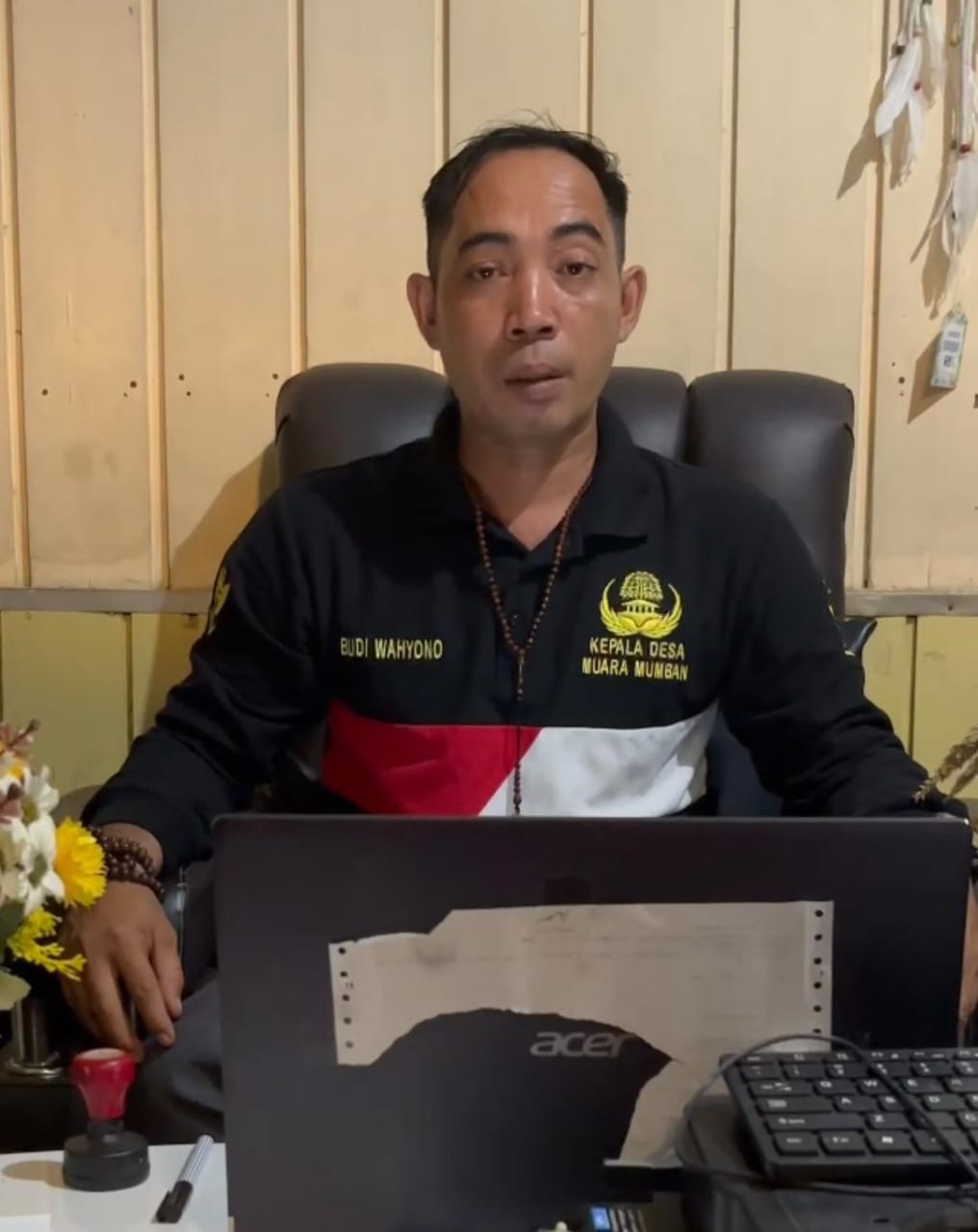 Kepala Desa Muara Bumban Dukung Penuh Polri Tetap Berada di Bawah Presiden