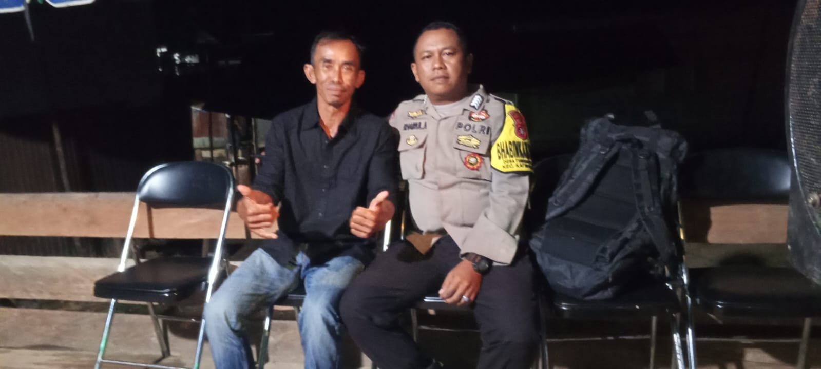 BHABINKAMTIBMAS POLSEK KATINGAN HULU MELAKSANAKAN SAMBANG KEPADA WARGA MASYARAKAT