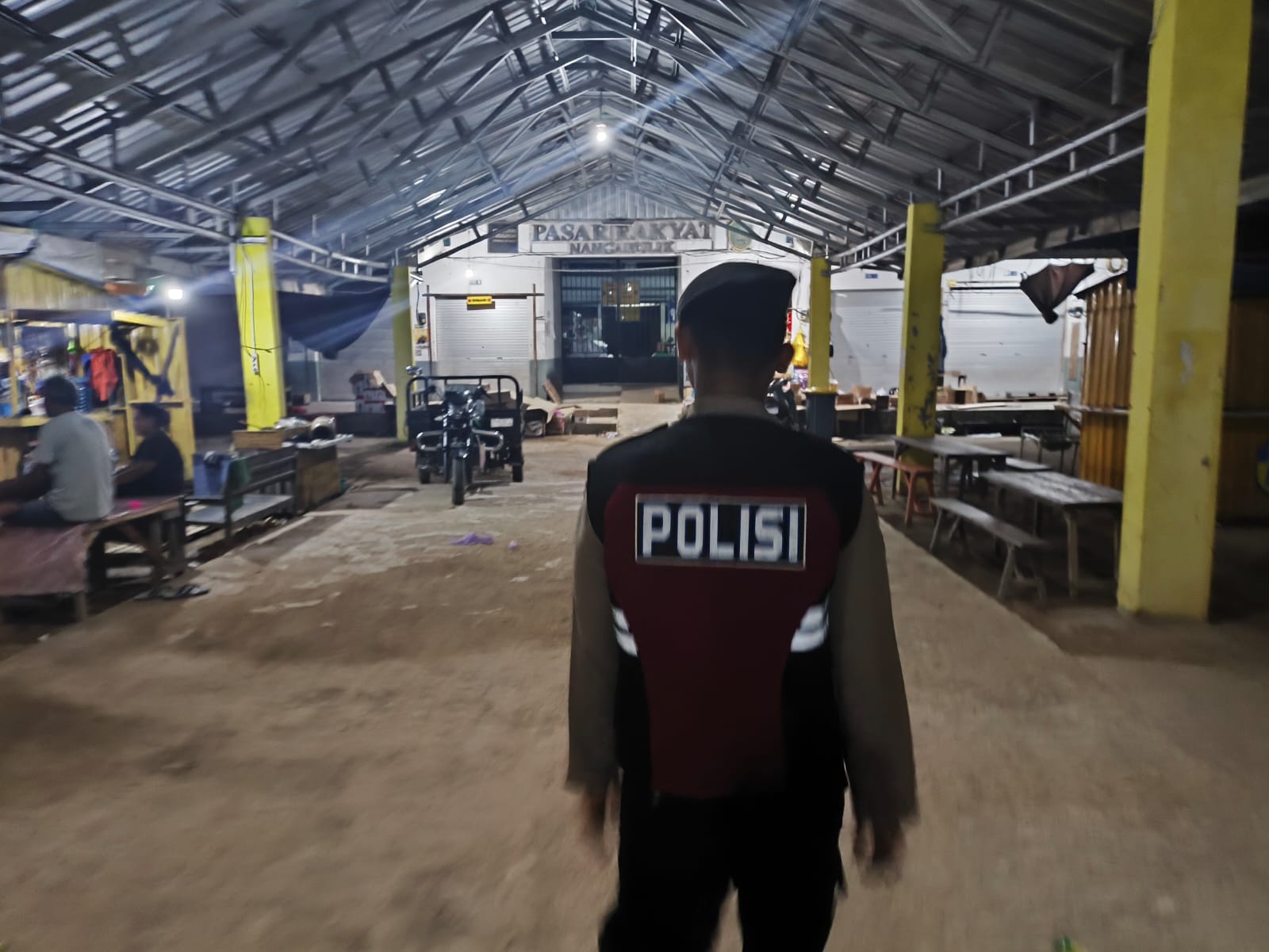Sat Samapta Polres Lamandau Patroli Malam Hari, Jaga Kamtibmas dan sambang sejumlah Tempat