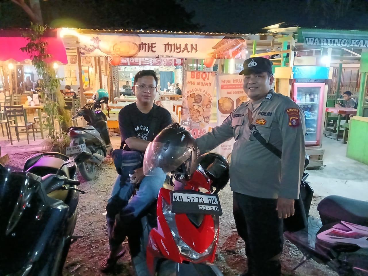 Cegah Premanisme, Polsek Teweh Tengah Himbau Warga Tetap Waspada