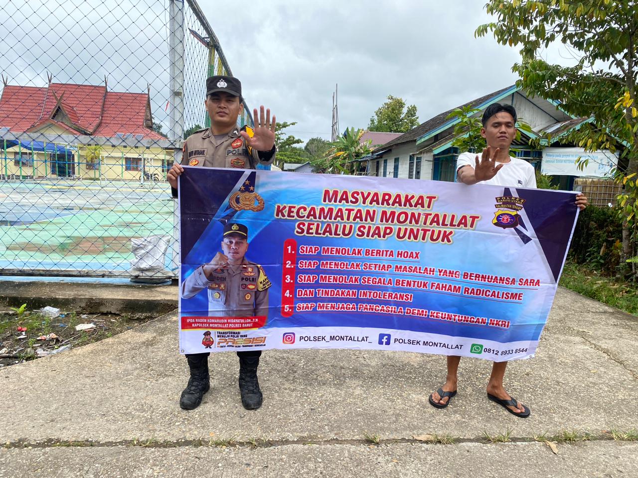 Polsek Montallat Gelar Sosialisasi Bahaya Hoax untuk Meningkatkan Literasi Informasi Masyarakat