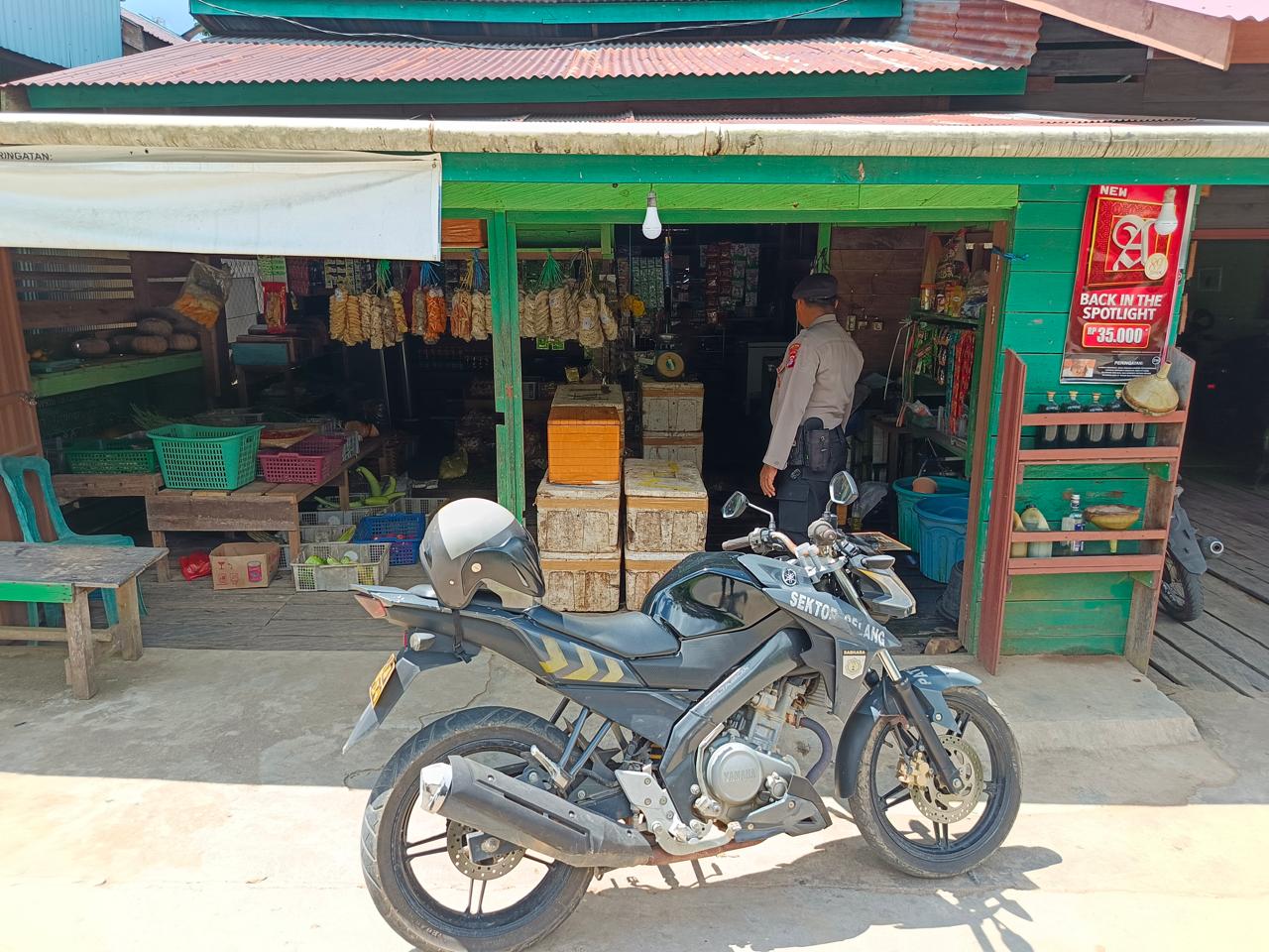 Piket Polsek Patroli kepertokoan diwilkum Polsek Delang