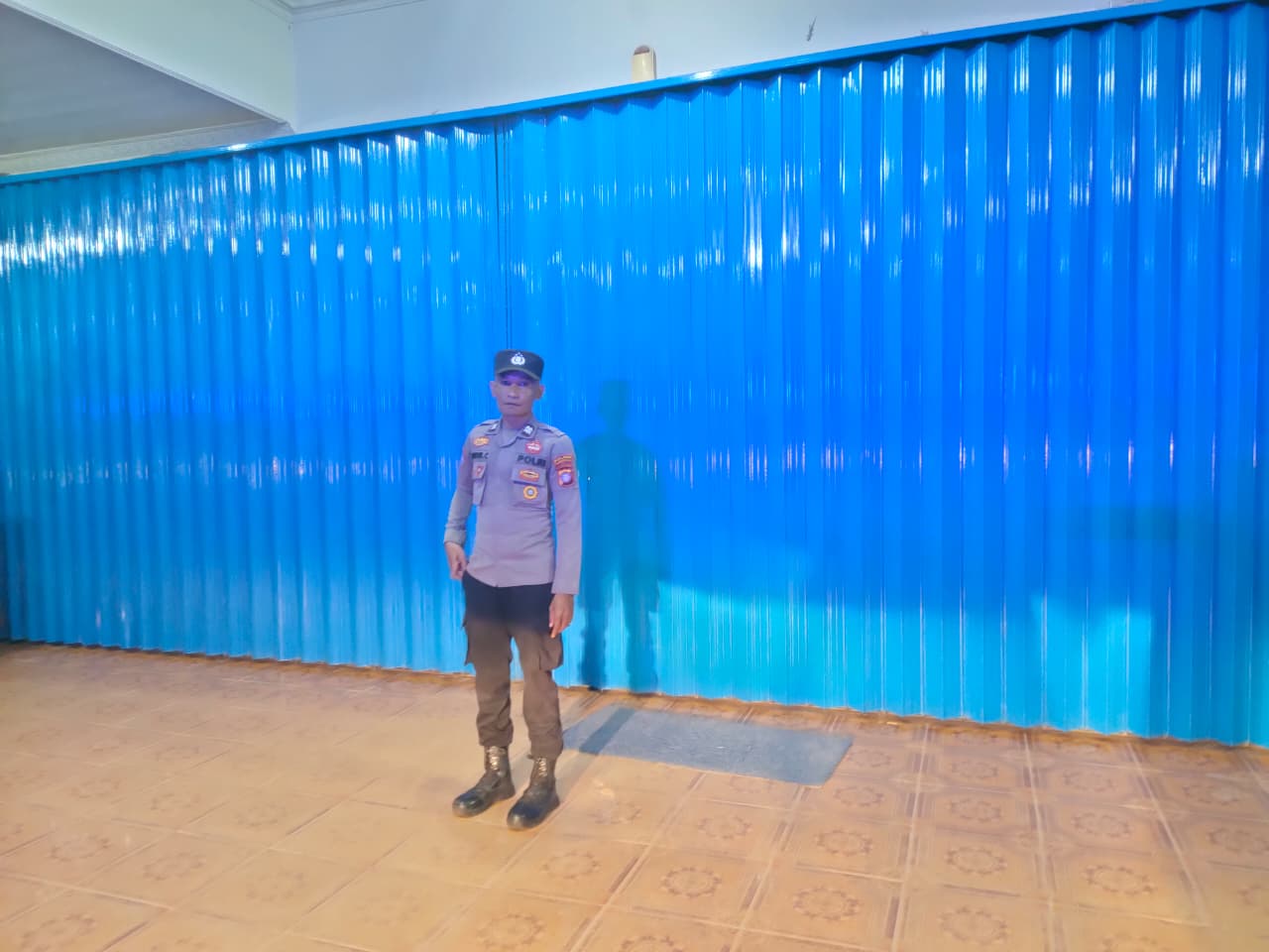 Personil Piket Patroli di Wilkum Polsek Sematu Jaya