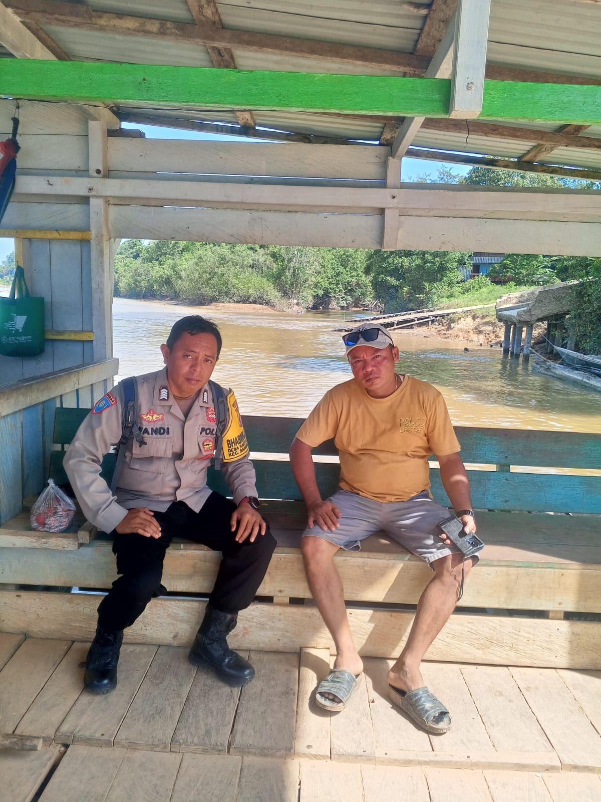 . Bhabinkamtibmas Rantau Bangkiang Ajak Warga Wujudkan Kamtibmas Kondusif