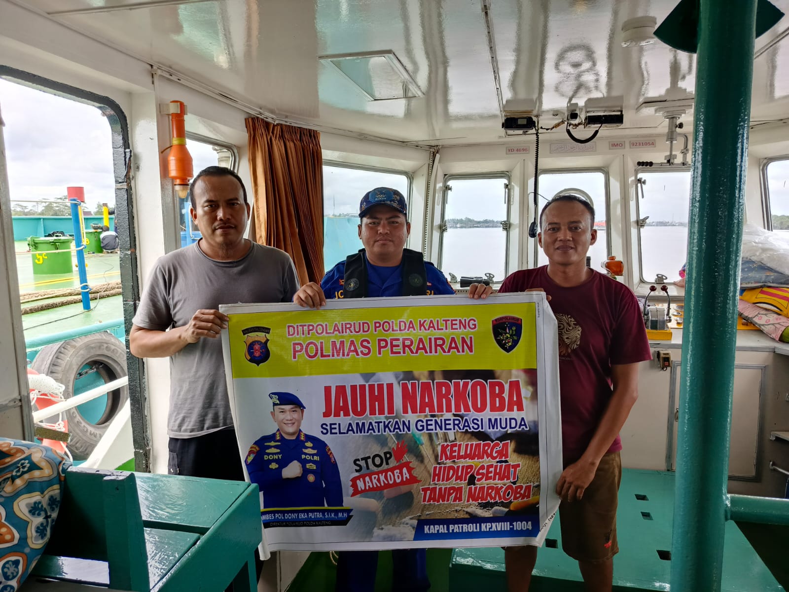 Personel KP XVIII-1004 Ajak Perangi Narkoba