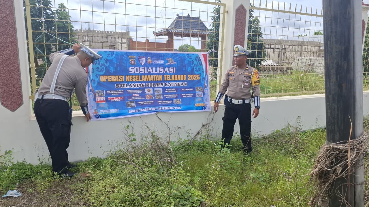 Pemasangan Spanduk Operasi Keselamatan Telabang 2026