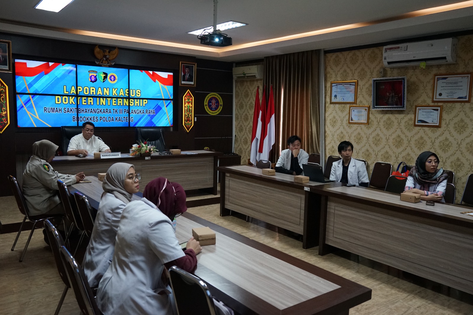 Asah Kompetensi Klinis, Dokter Internship Rumkit Bhayangkara Laporkan Kasus Medis Secara Periodik
