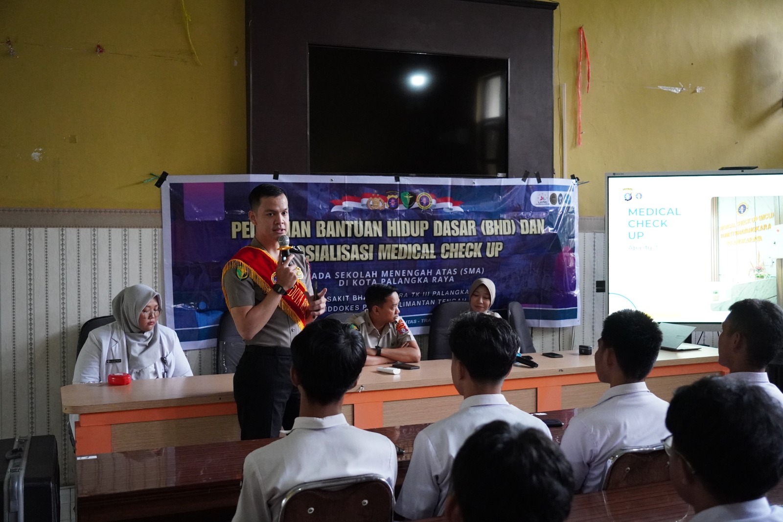 Edukasi Tanggap Darurat, Rumkit Bhayangkara Targetkan 10 SMA Sederajat Dapat Pembekalan Keterampilan BHD