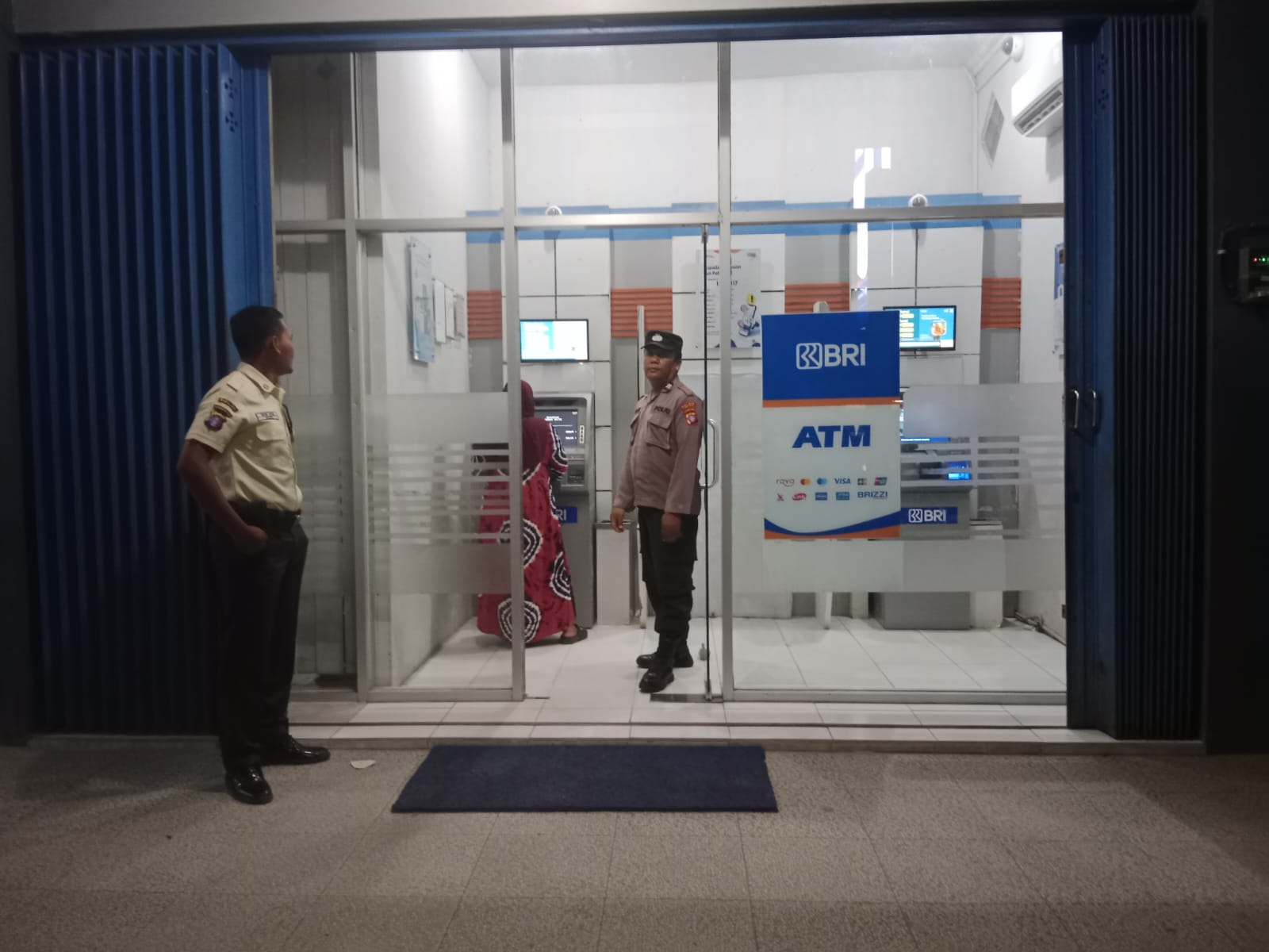 Cegah Gangguan Kamtibmas, Piket Polsek Bulik Patroli ATM