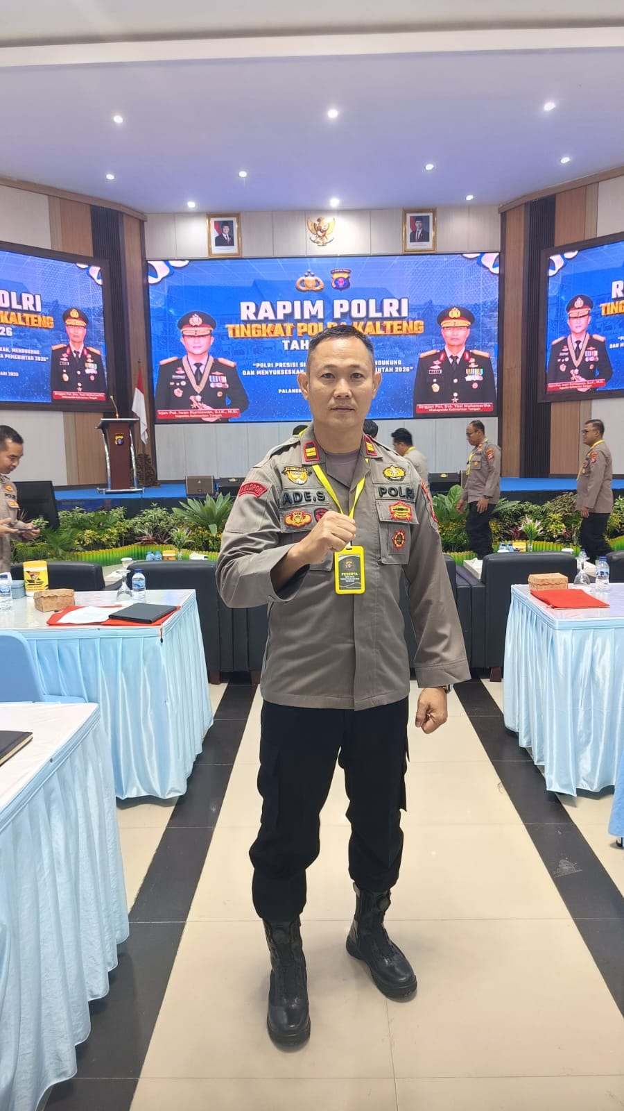 Kapolsek Teweh Timur Hadiri Rapim Polri Polda Kalteng Tahun 2026