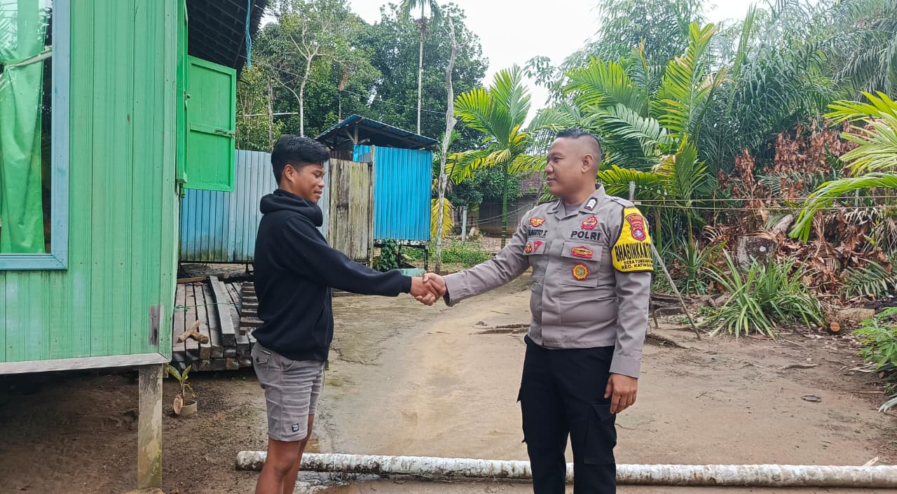 ‎BHABINKAMTIBMAS POLSEK KATINGAN HULU SAMBANGI WARGA.