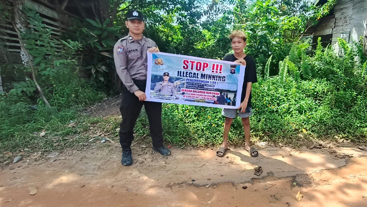 Cegah Ilegal Mining, Pers Polsek Marikit Sambangi Warga…