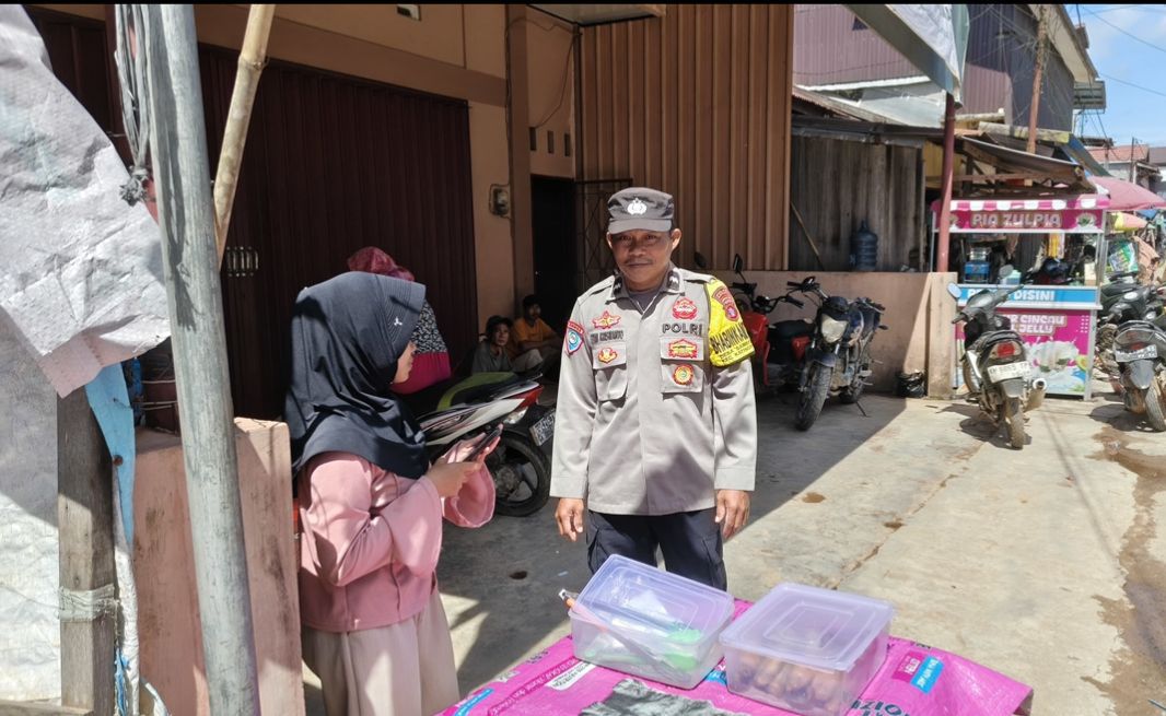 Polsek Katingan Tengah Sambang Kamtibmas