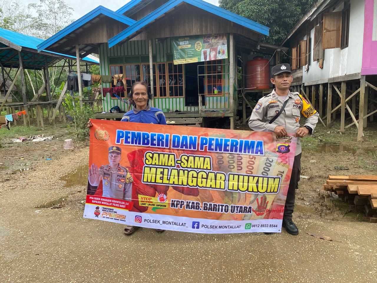 **Polsek Montallat Putus Tindak Pelanggaran Pungli, Polsek Montallat Himbau Stop Pungli ke Warga*