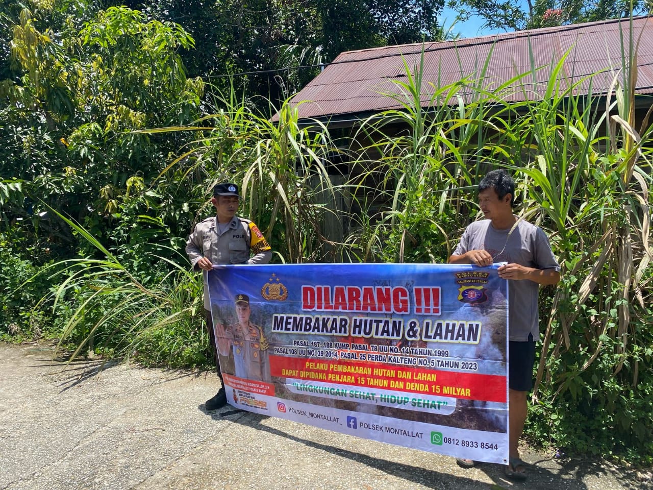 **Polsek Montallat Gelar Sosialisasi Karhutla Untuk Meningkatkan Kesadaran Masyarakat**