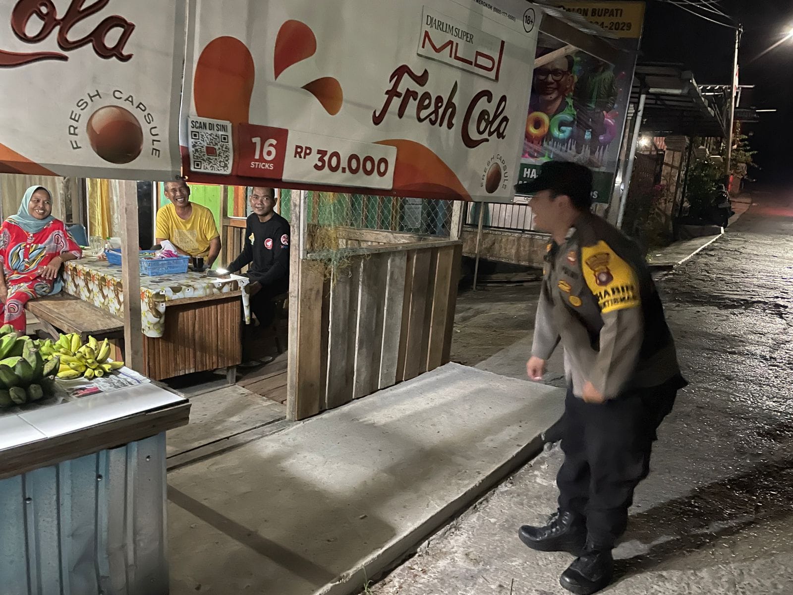 Cegah Premanisme, Polsek Teweh Tengah Himbau Warga Tetap Waspada