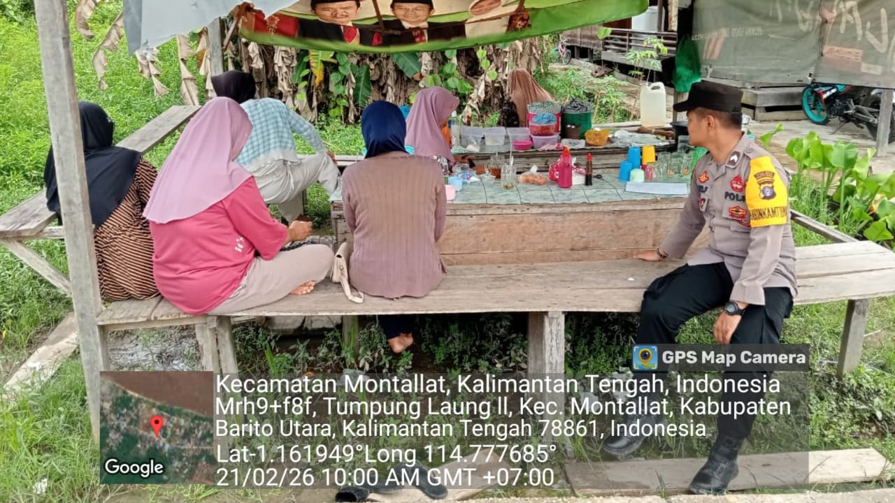 **Polsek Montallat Perkuat Kedekatan Dengan Masyarakat Melalui Sambang DDS**