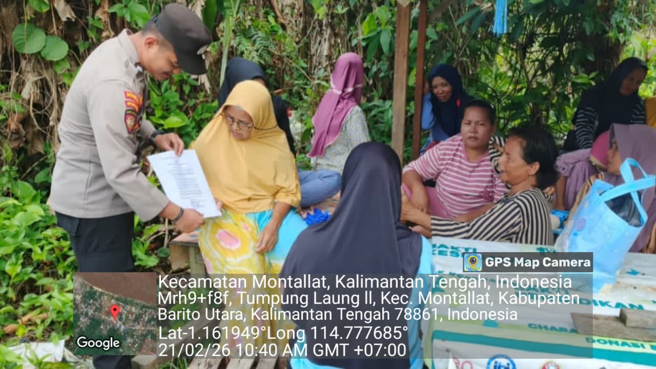 **Polsek Montallat Sosialisasikan Maklumat Kapolri kepada Masyarakat**