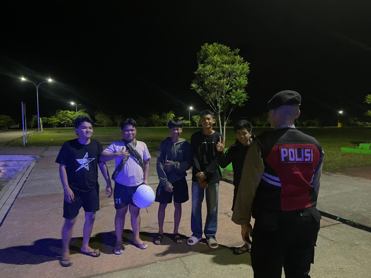 Wujudkan Kamtibmas Aman dan Kondusif, Sat Samapta Polres Lamandau Laksanakan Patroli Malam