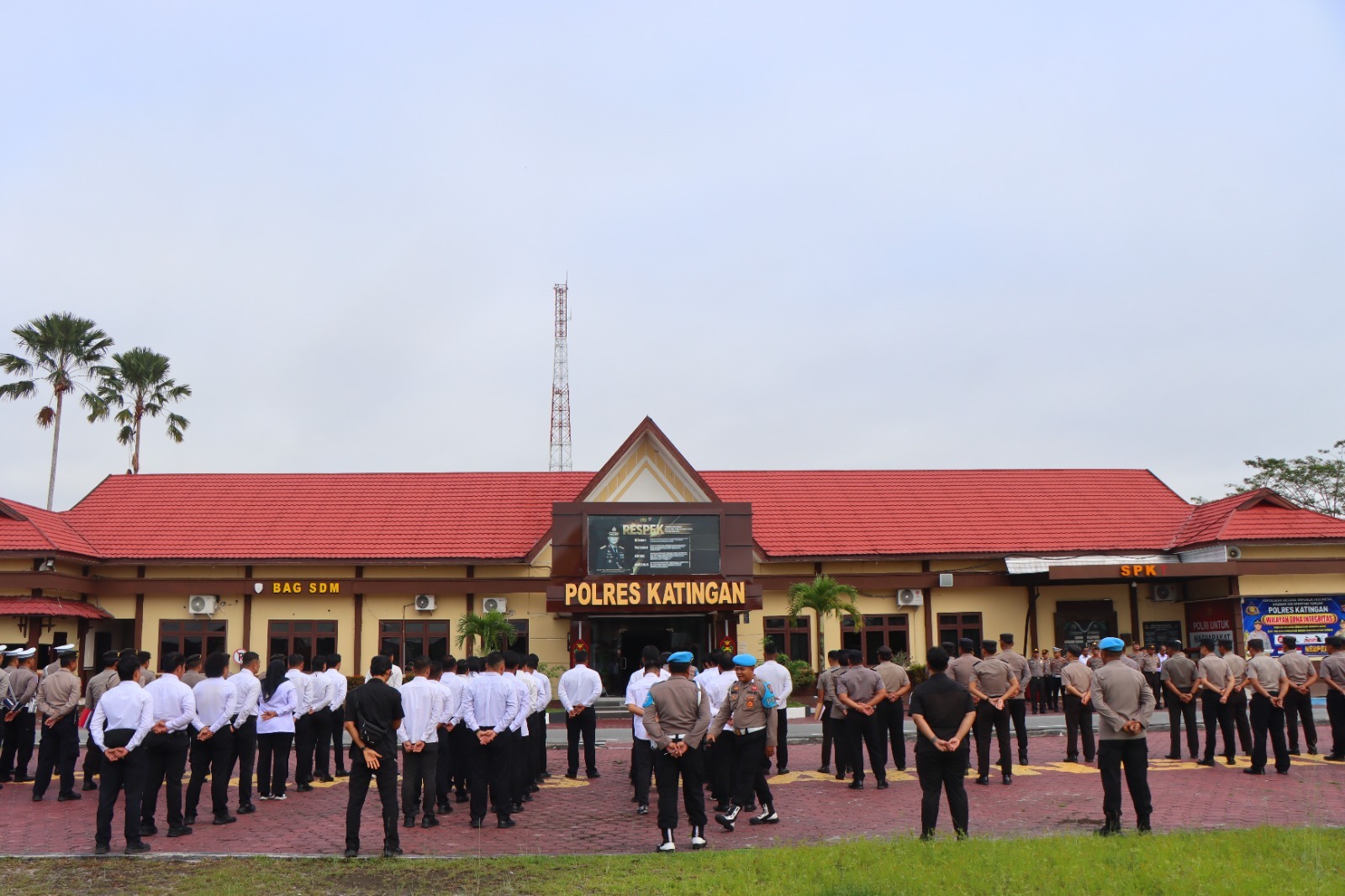 Kapolres Katingan Pimpin Apel Jam Pimpinan