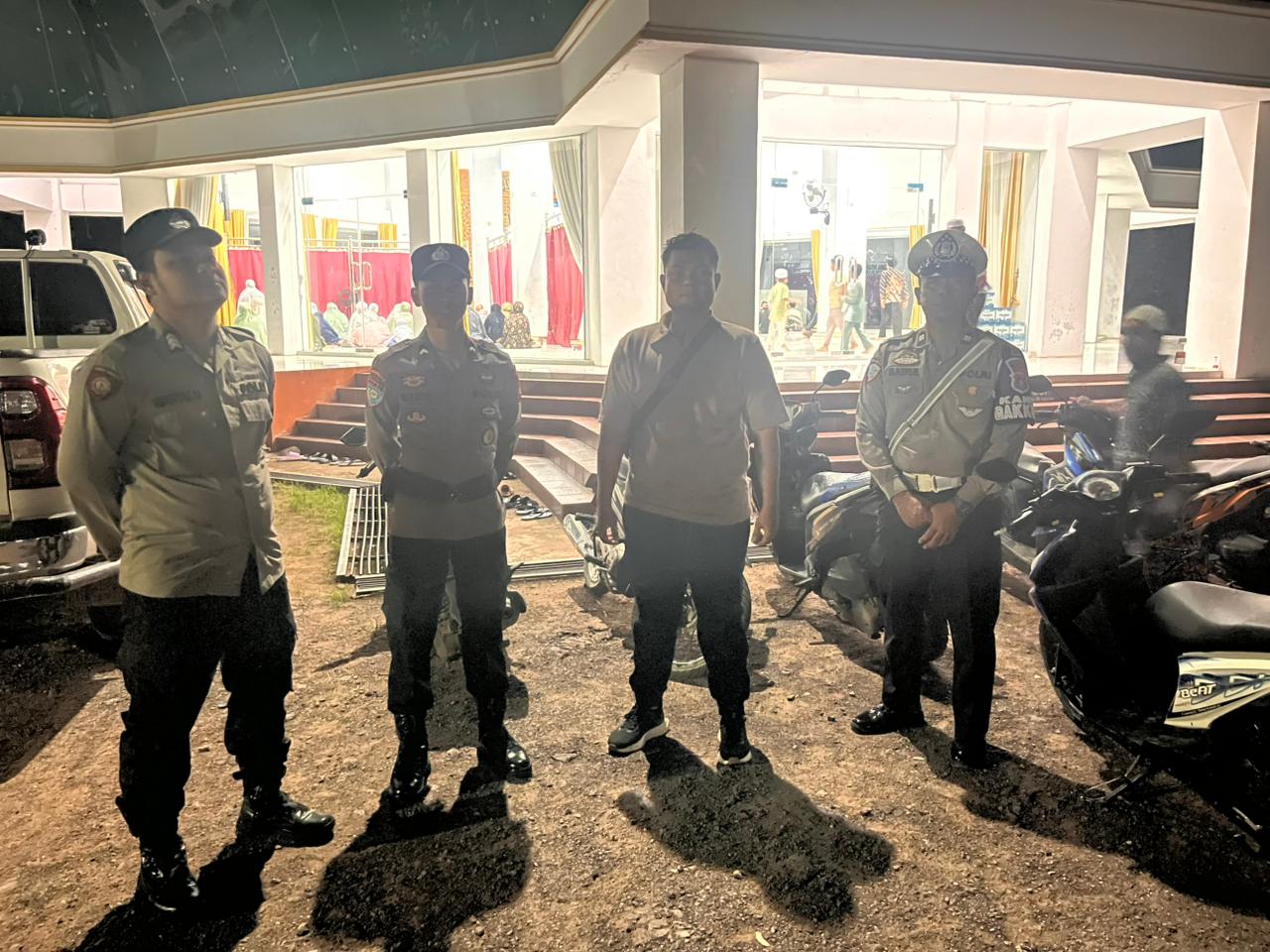 Ciptakan Rasa Nyaman, Polres Lamandau Lakukan Pengamanan Tarawih