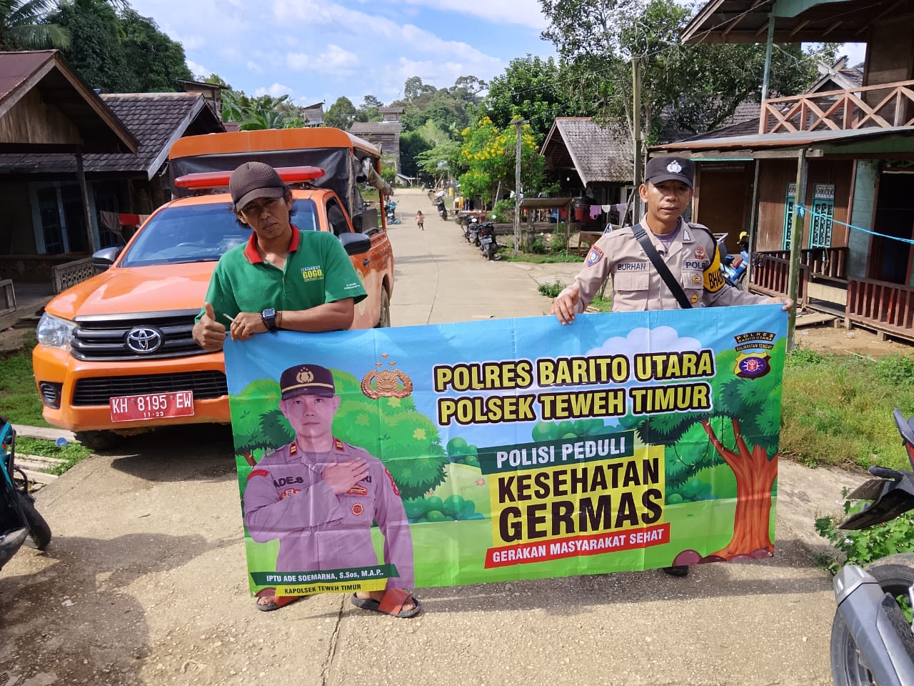 Polsek Teweh Timur Dukung Program Germas untuk Wujudkan Masyarakat Sehat dan Produktif