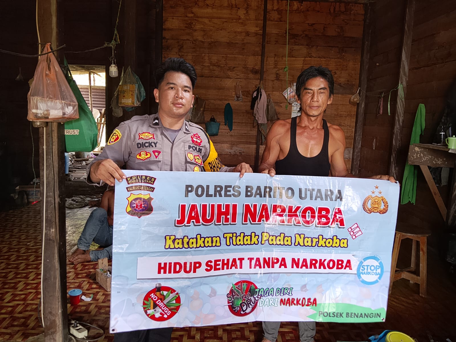 Polsek Teweh Timur Ajak Masyarakat Jauhi Narkoba Demi Generasi Sehat dan Berprestasi