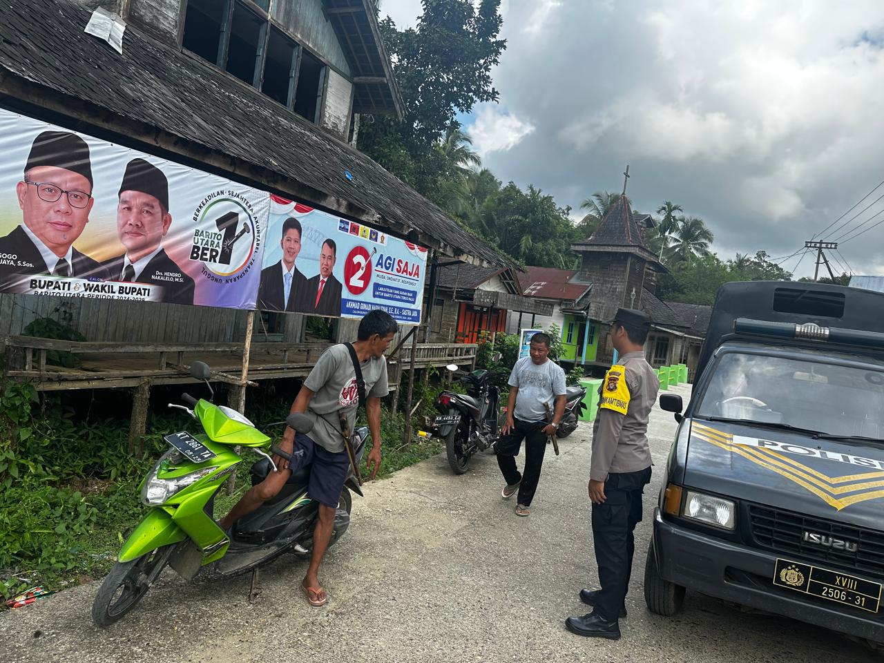 Polsek Teweh Timur Laksanakan Patroli Siang, Cegah Gangguan Kamtibmas di Wilayah Hukum