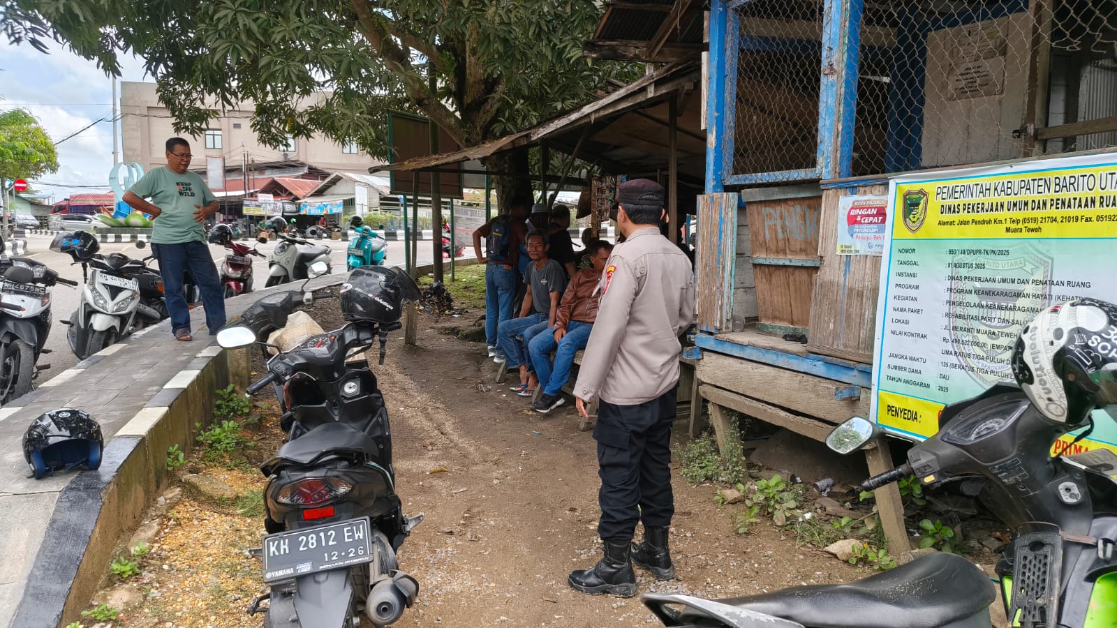 Sosialisasikan Germas Kepada Masyarakat, Polsek Teweh Tengah Himbau Agar Tetap Menjaga Dan Membiasakan Hidup Bersih