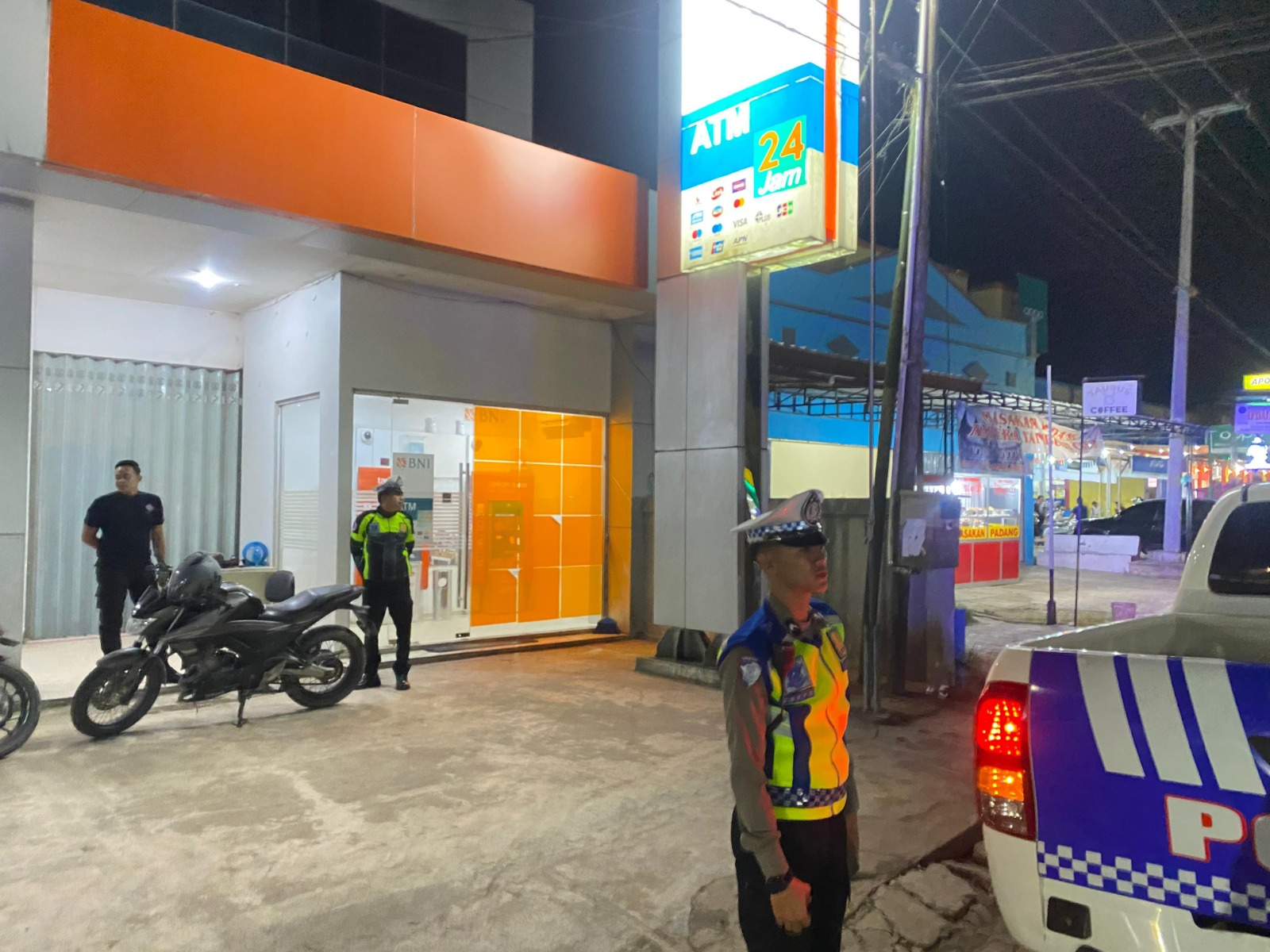 Piket Sat Lantas Patroli di Objek Vital diwilkum Polres Lamandau