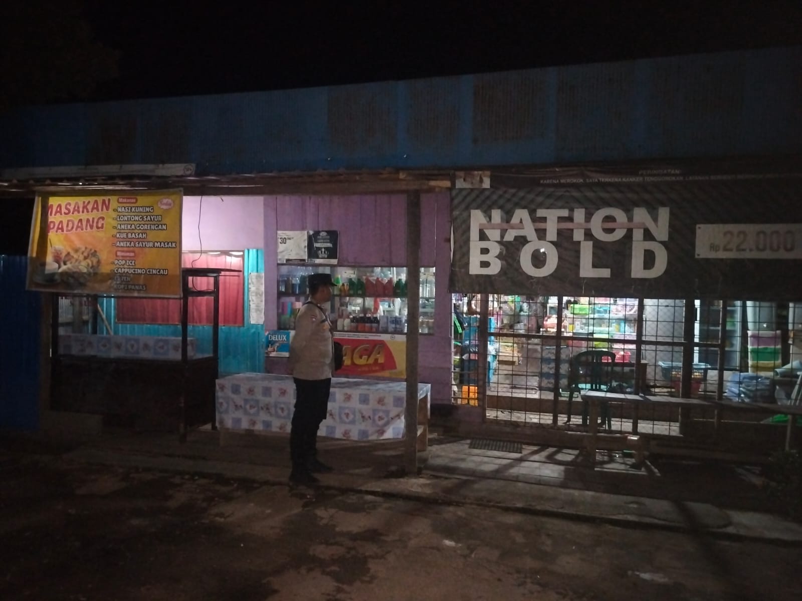 Piket Polsek Patroli kepertokoan diwilkum Polsek Delang