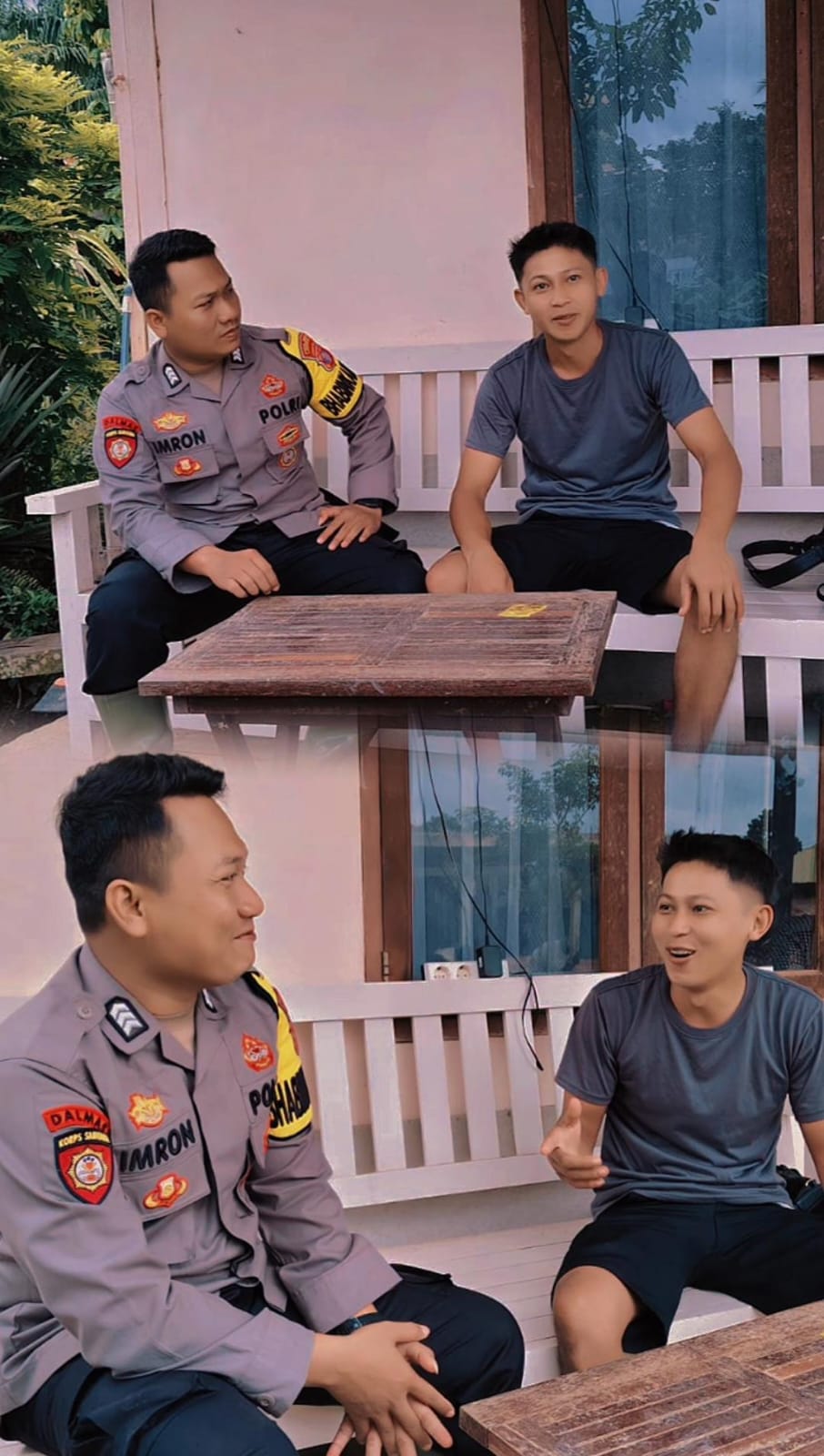 BHABINKAMTIBMAS LAKSANAKAN SAMBANG KAMTIBMAS DI WILAYAH MENTHOBI RAYA