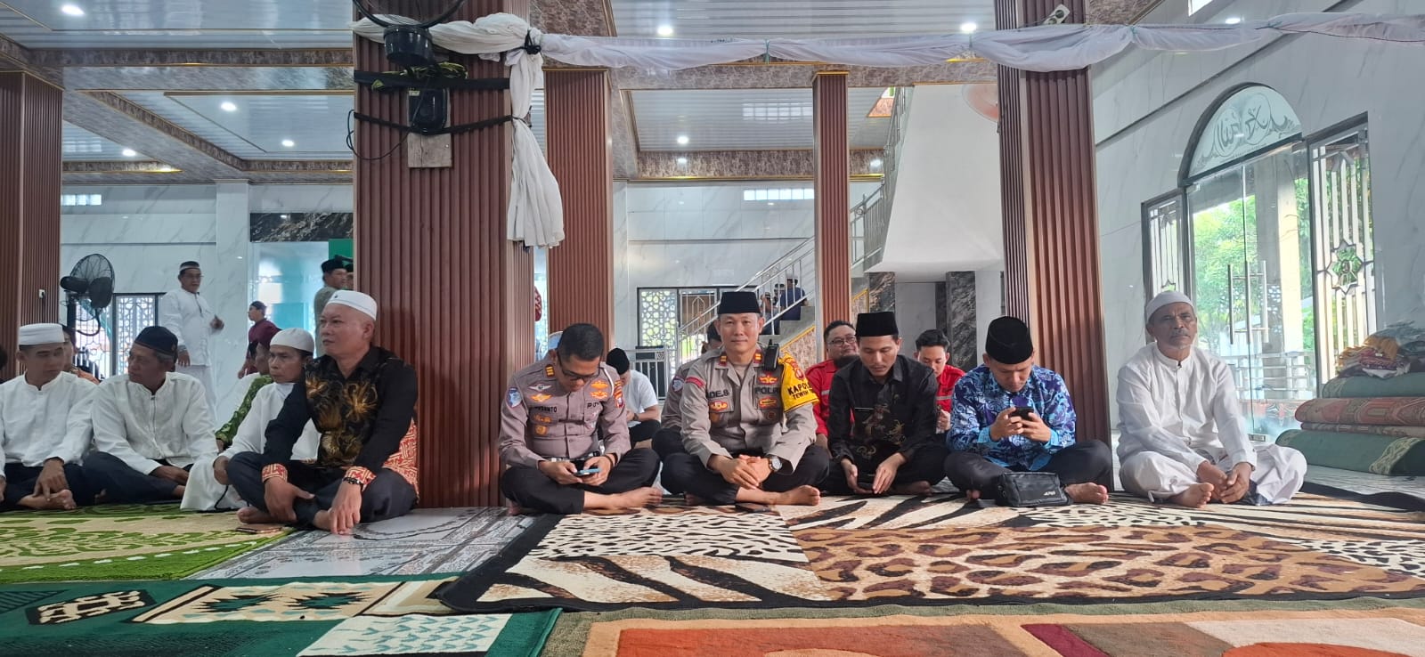Polsek Teweh Timur Amankan Kegiatan Safari Ramadan 1447 H di Masjid Ulul Albab