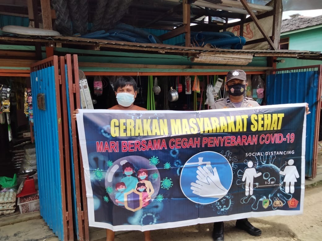 Polsek Gunung Purei Ajak Warga Rutin Berolahraga Dukung GERMAS