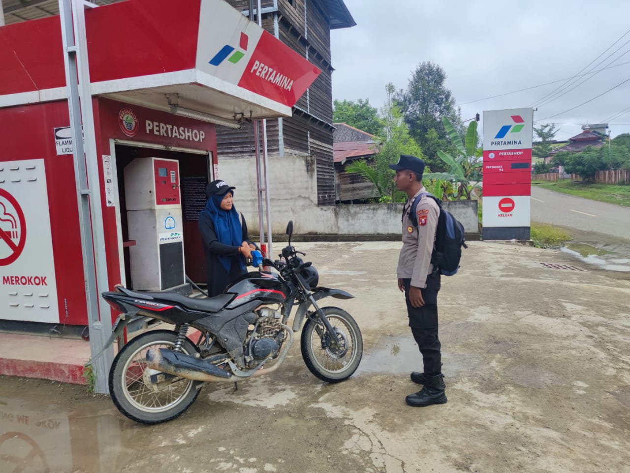 Polsek Gunung Purei Tingkatkan Patroli Dialogis di Objek Vital