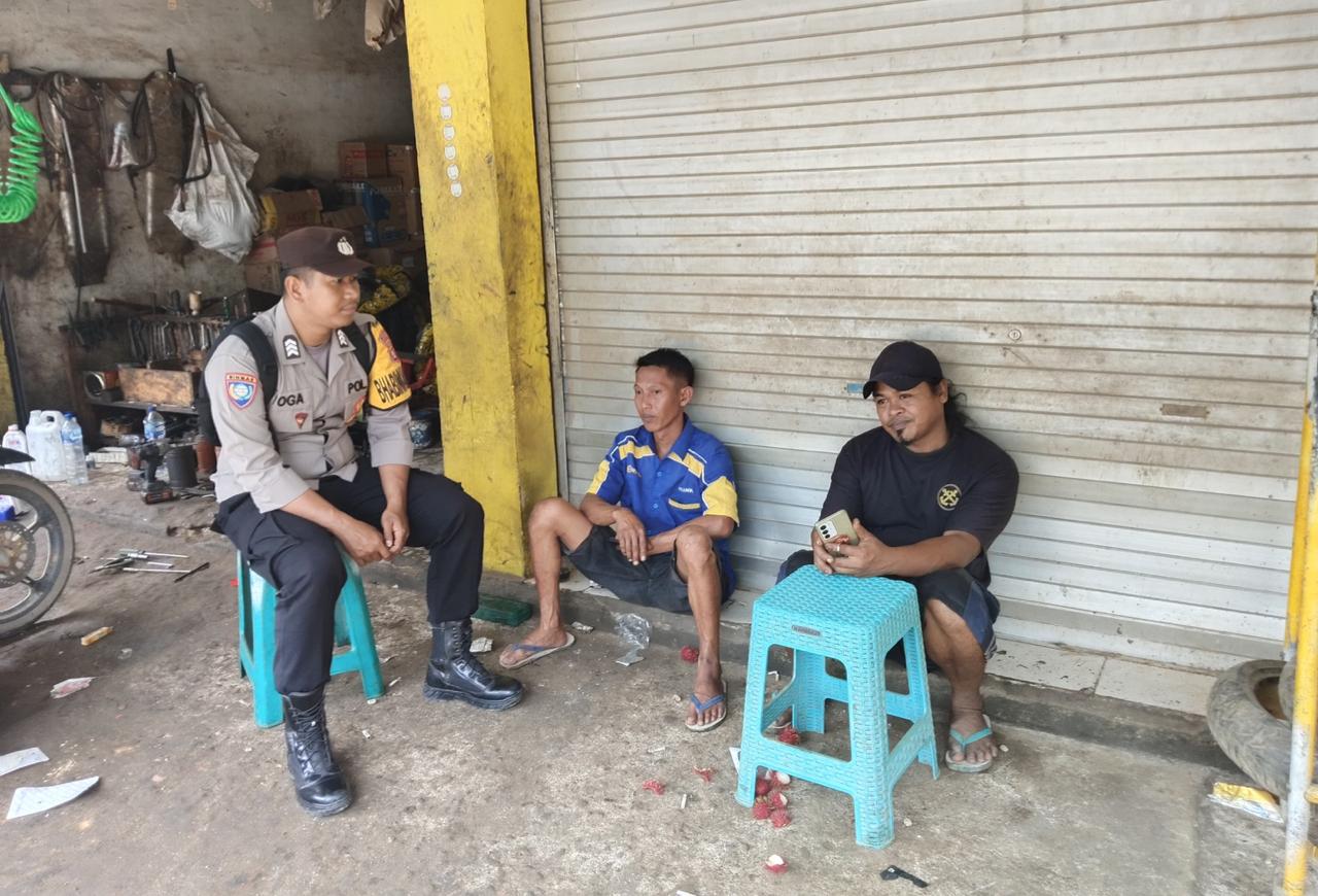 Polsek Katingan Tengah Sambang Kamtibmas