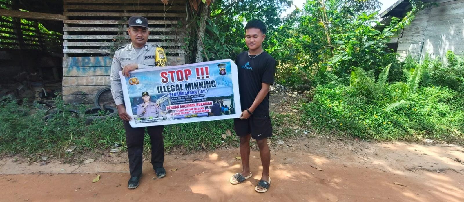 Polsek Marikit Sambangi dan Sosialisasi Ilegal Mining…!!!