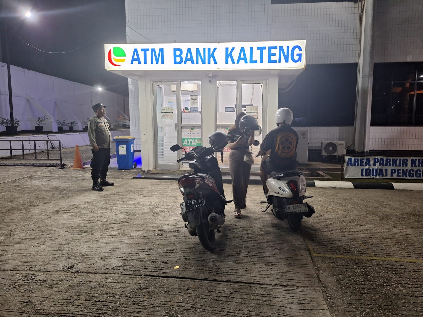 Antisipasi Tindak Kriminalitas, Polsek Teweh Tengah Laksanakan Patroli Malam