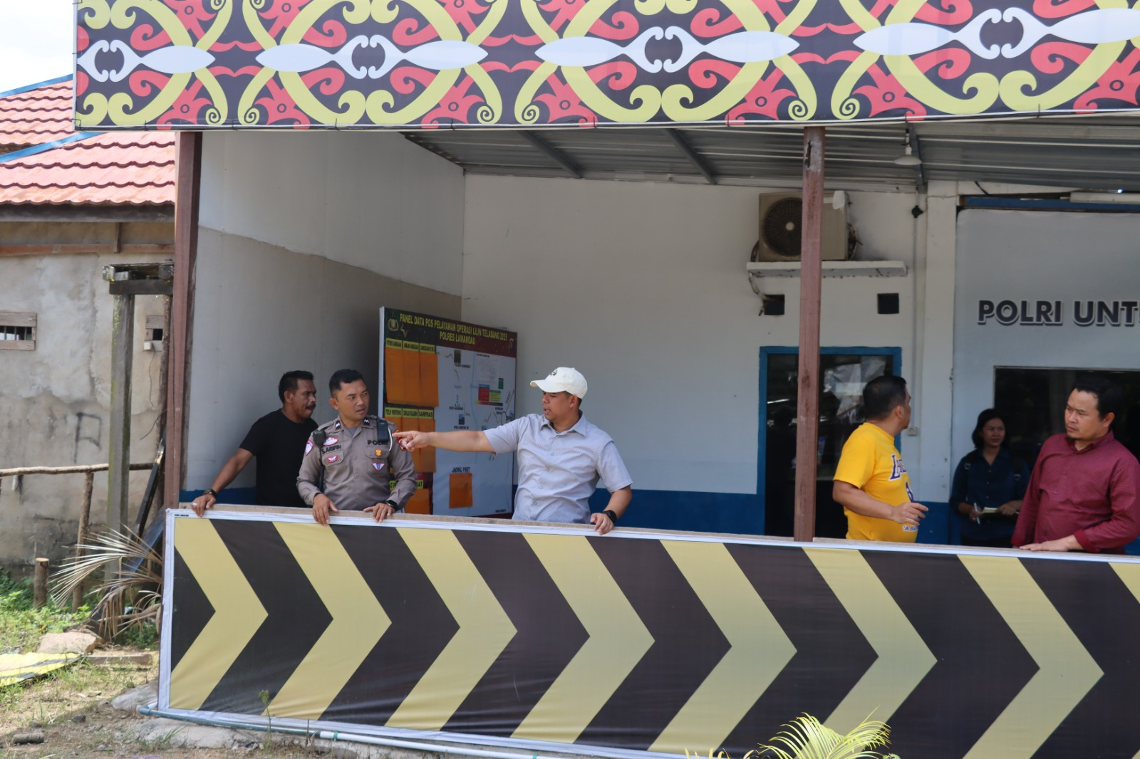 Jelang Operasi Ketupat 2026 Kapolres Lamandau Cek Kesiapan pos pengamanan dan Pos pelayanan Siap Beroperasi