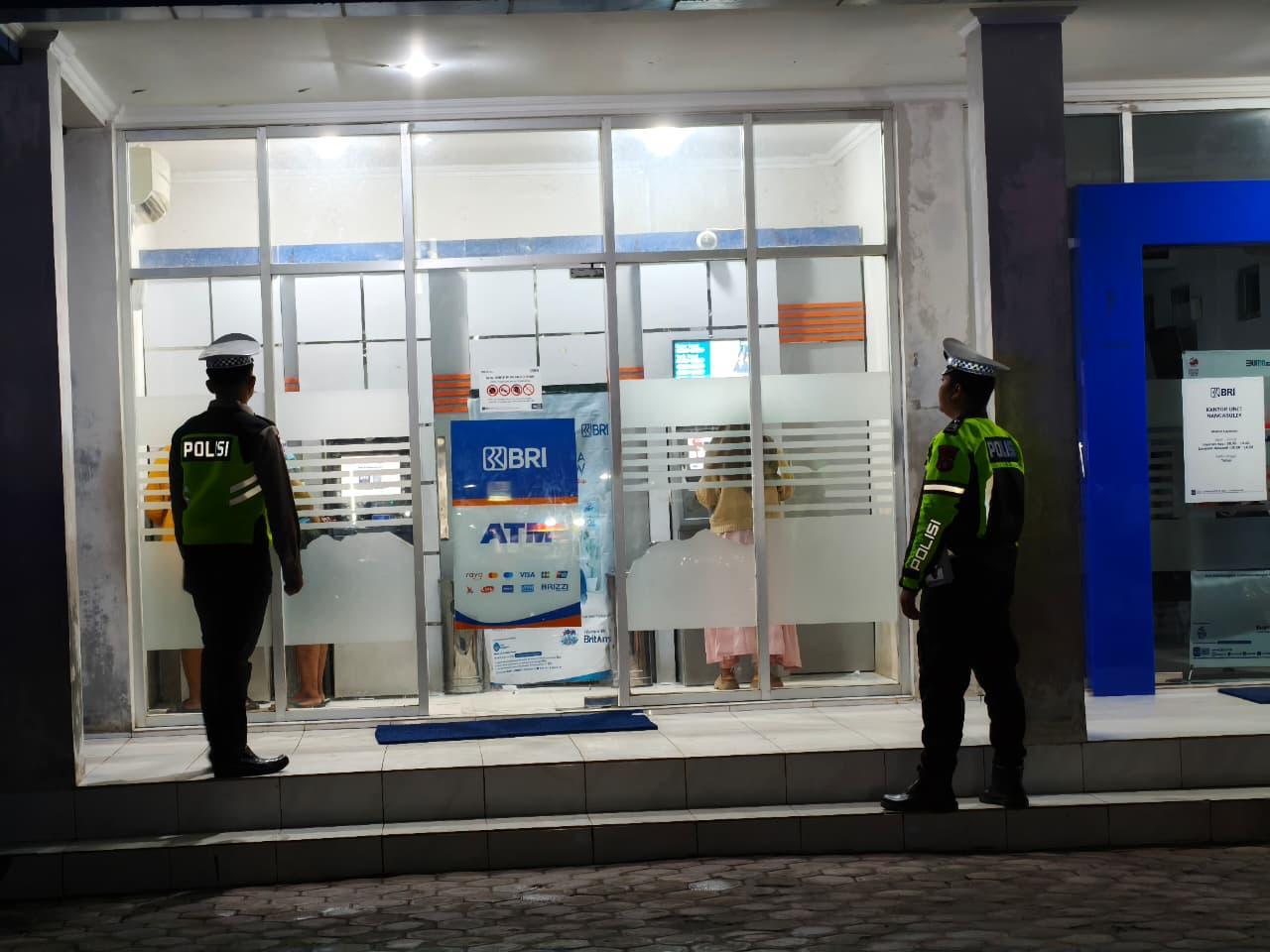 Piket Sat Lantas Patroli di Objek Vital diwilkum Polres Lamandau