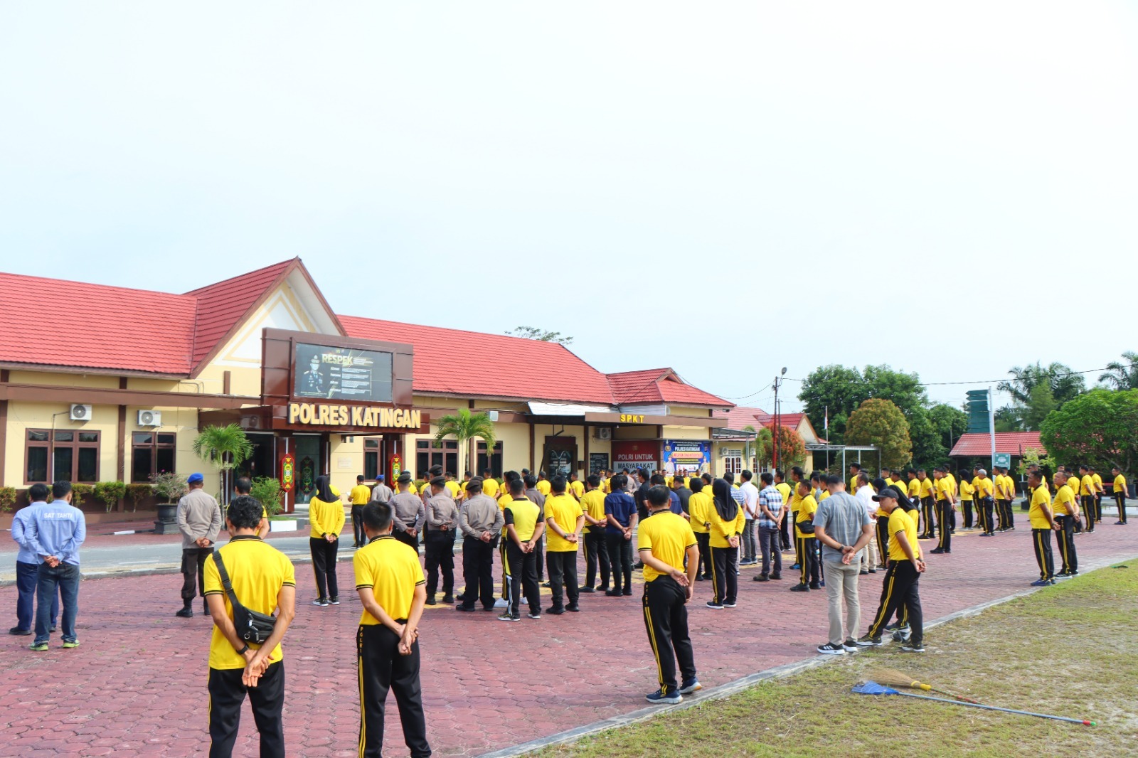 Polres Katingan Gelar Program Indonesia Asri di Mako