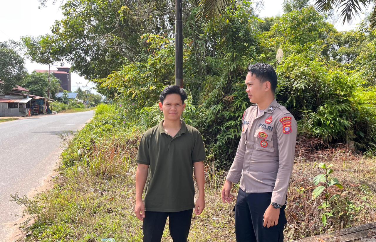 Polsek Katingan Tengah Sambang Kamtibmas