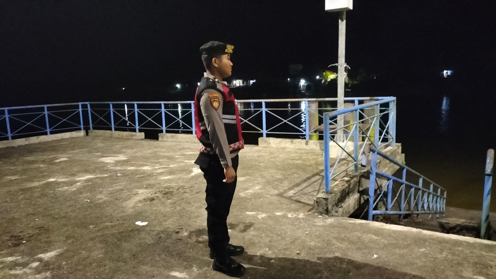 Wujudkan Kamtibmas Aman dan Kondusif, Sat Samapta Polres Lamandau Laksanakan Patroli Malam