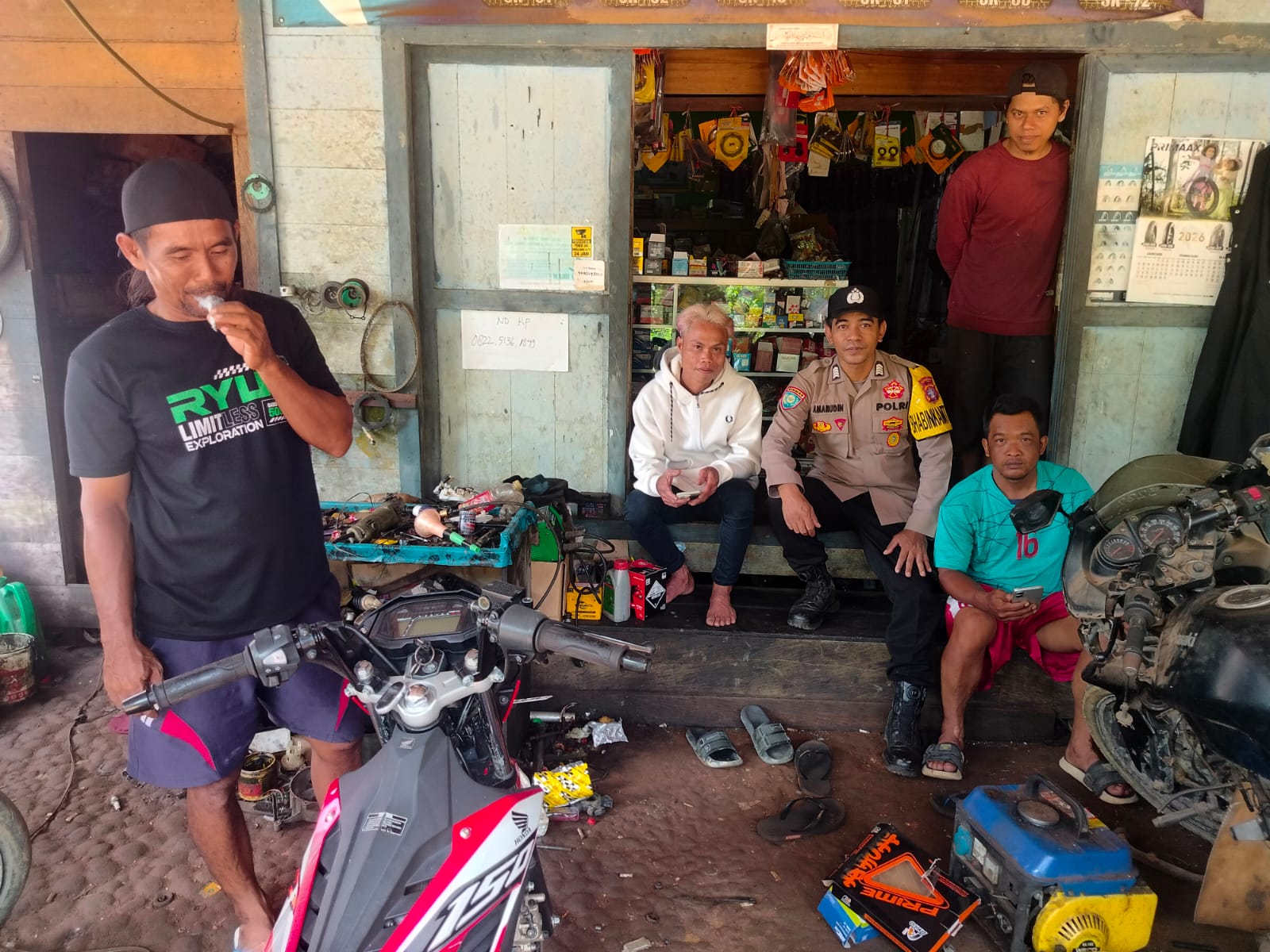 Polsek Marikit Laksanakan Patroli Siang Hari untuk Antisipasi Gangguan Kamtibmas