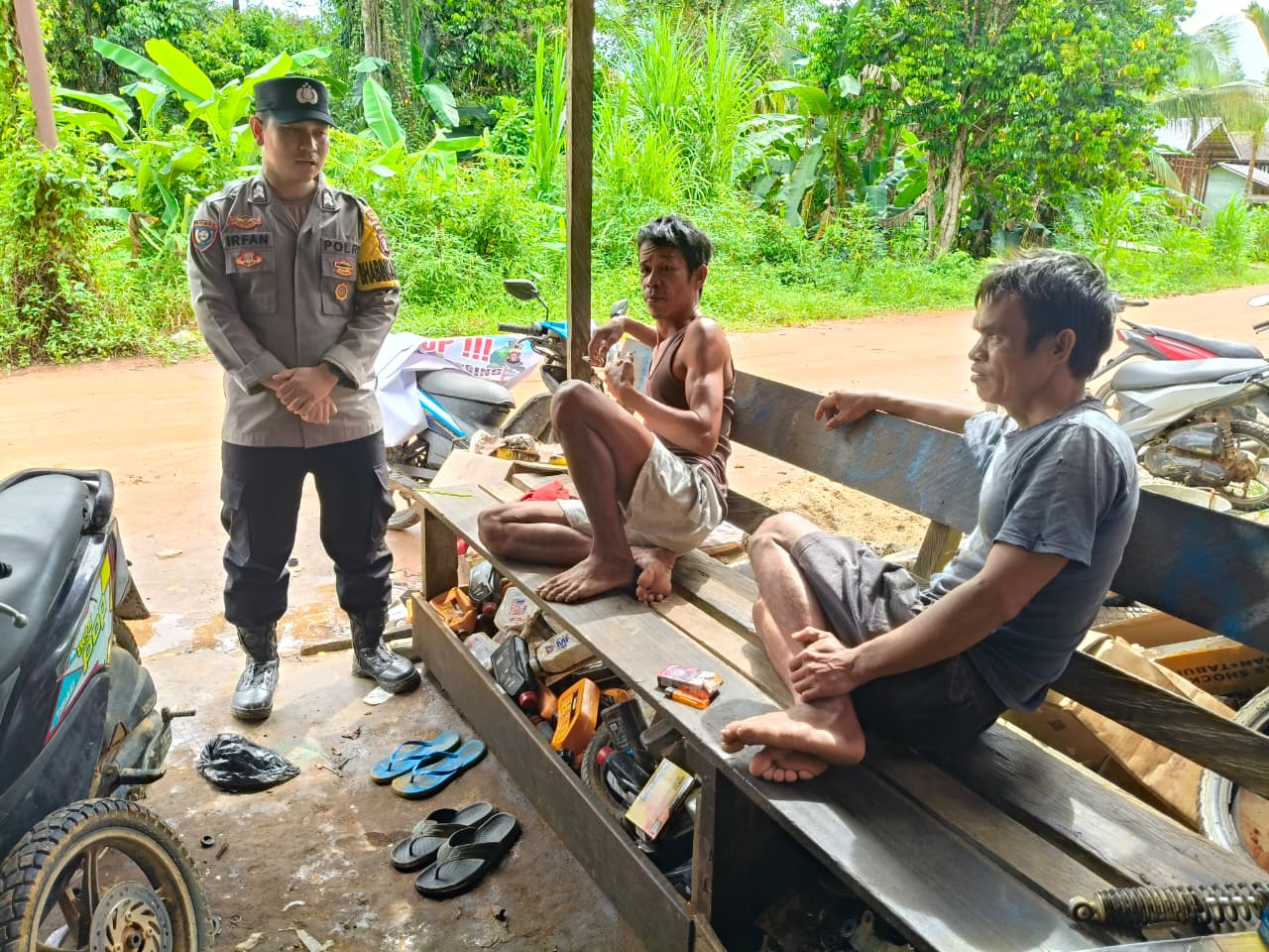 Tingkatkan Keamanan, Polsek Marikit Gencarkan Patroli ke Titik Rawan Guan Kamtibmas.