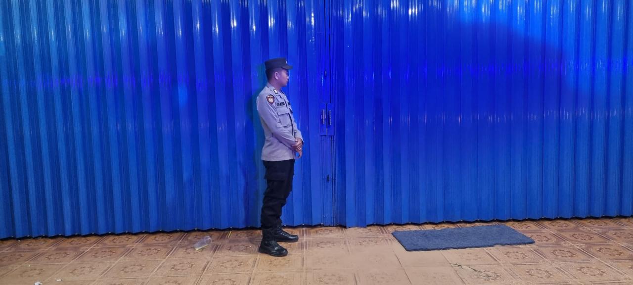 Personil Piket Patroli di Wilkum Polsek Sematu Jaya