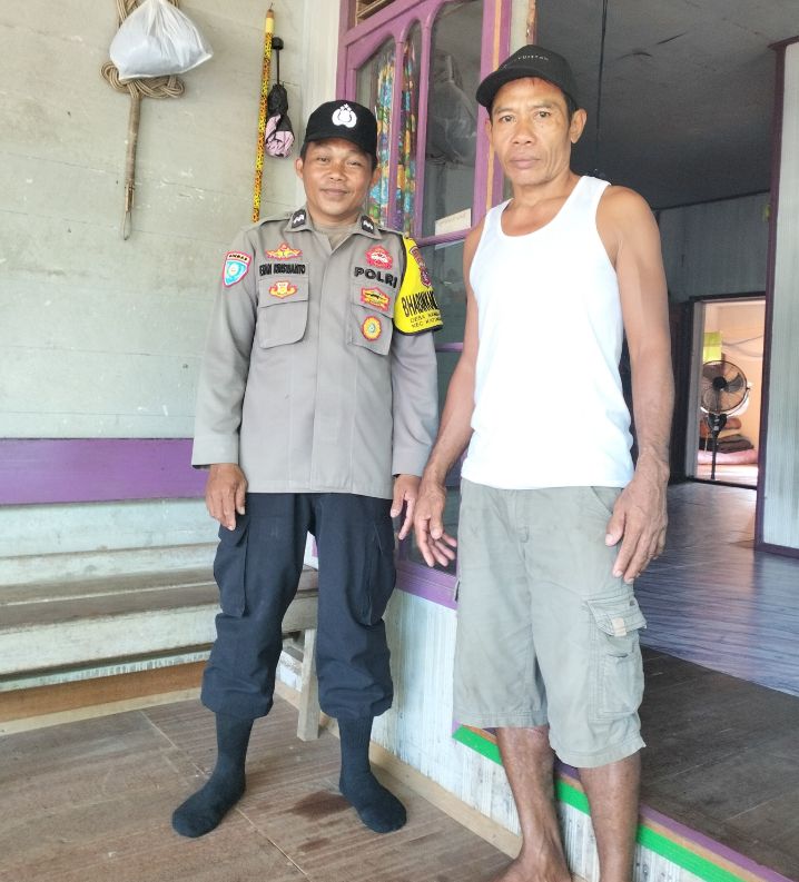 Polsek Katingan Tengah Sambang Kamtibmas