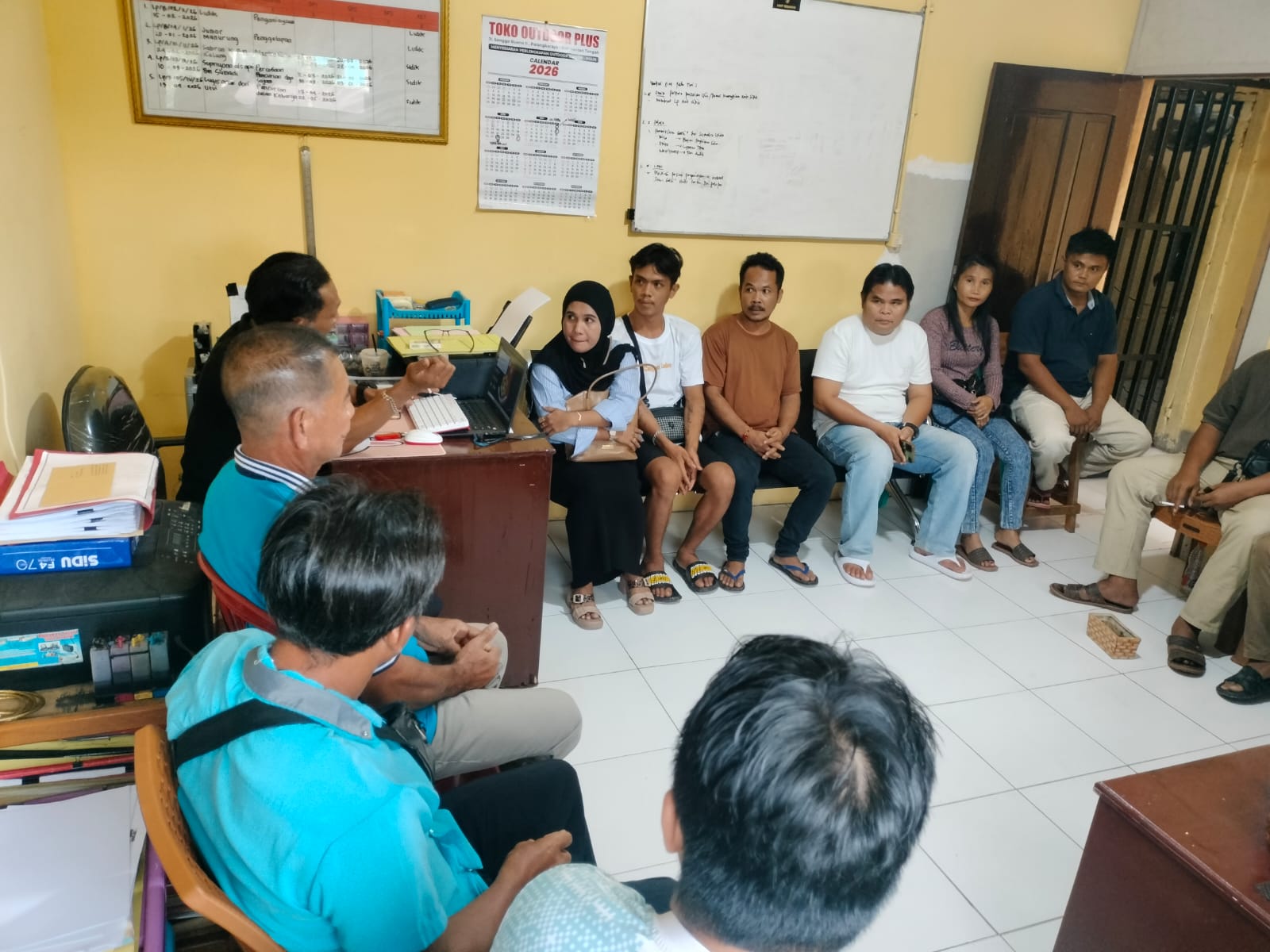 Polsek Cempaga Hulu Polres Kotim Tangani Serius Kasus Penusukan Di Desa Sudan.