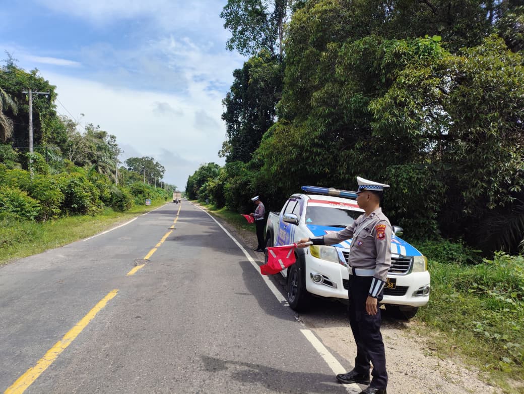 Antisipasi Balap Liar, Satlantas Polres Katingan laksanakan patroli ke titik-titik lokasi rawan balap liar.